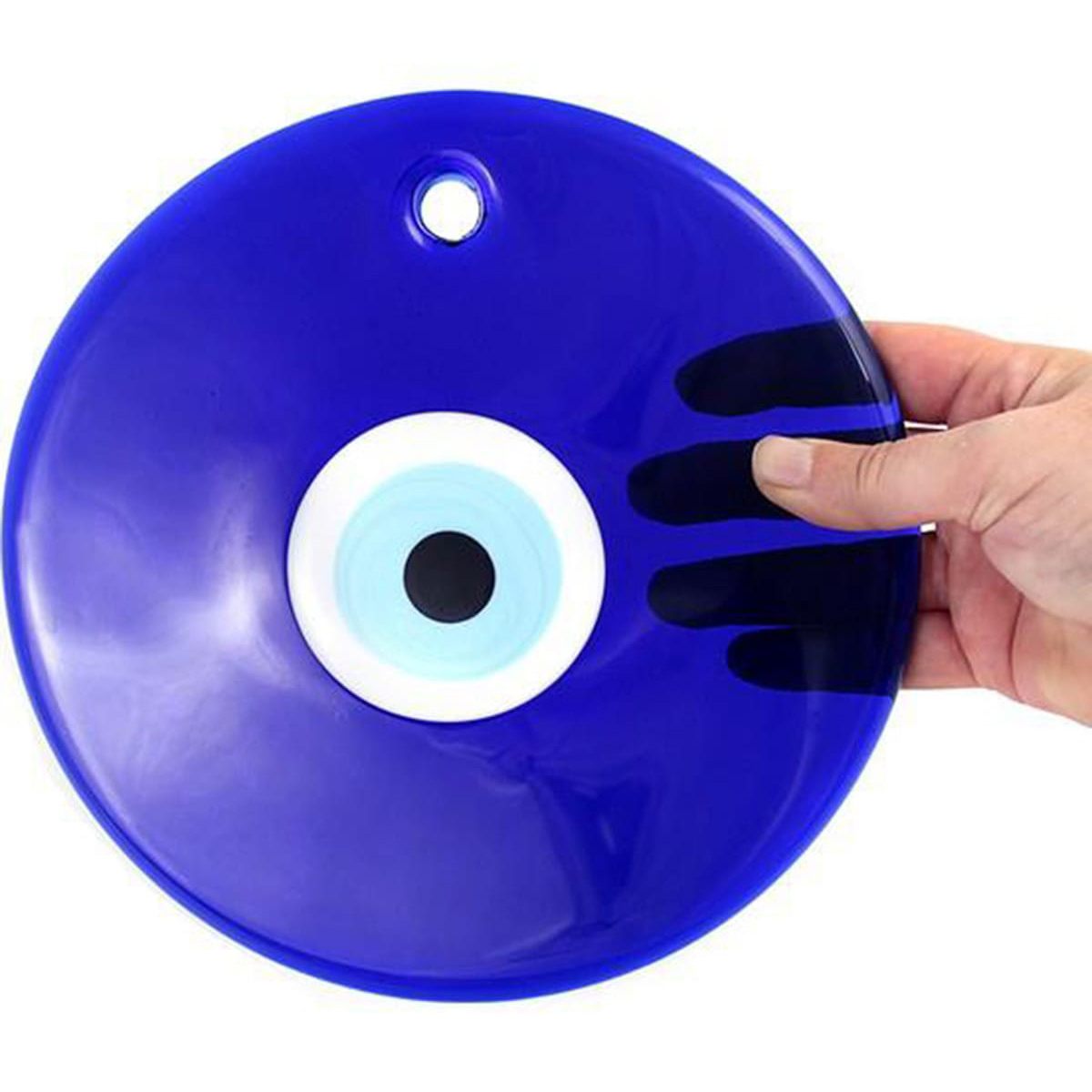 Büyük Boy 22 Cm Çap Delikli Nazar Boncuğu Nazarlık