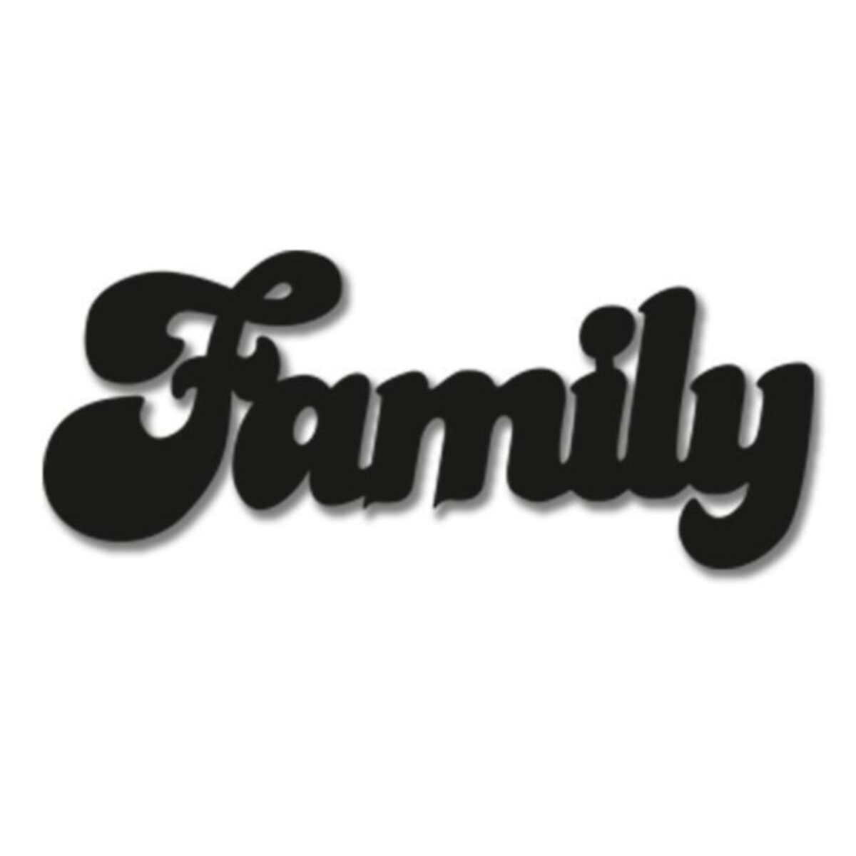Dekoratif Family Aile Ahşap Duvar Tablo Duvar Dekor Yazı