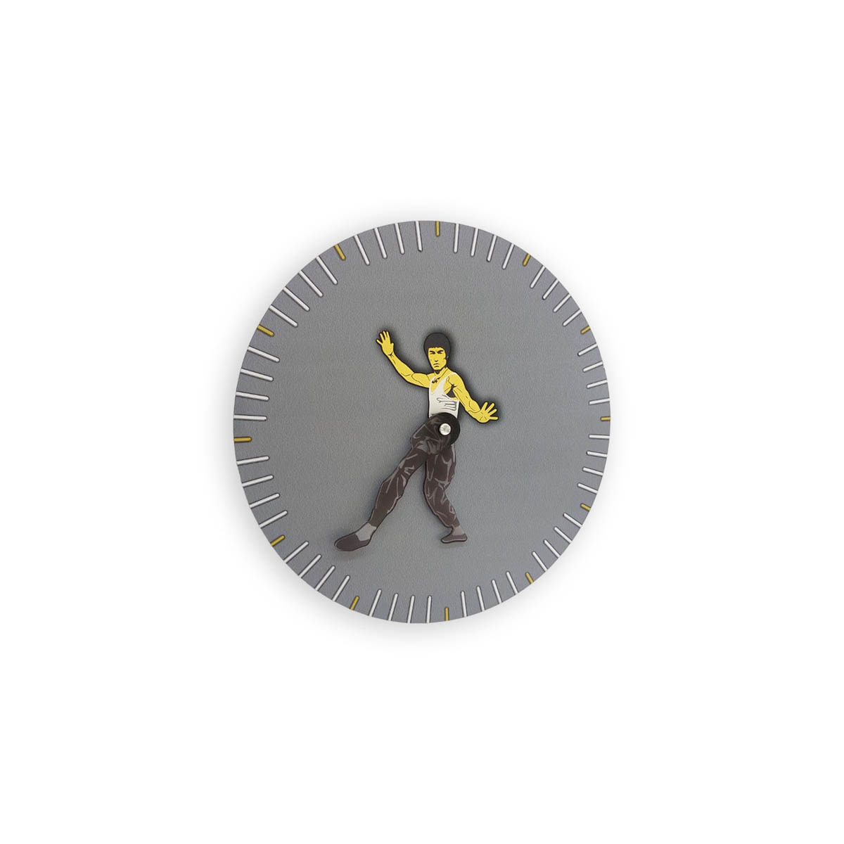 Dekoratif Modern Tasarım Bruce Lee Ahşap Duvar Saati