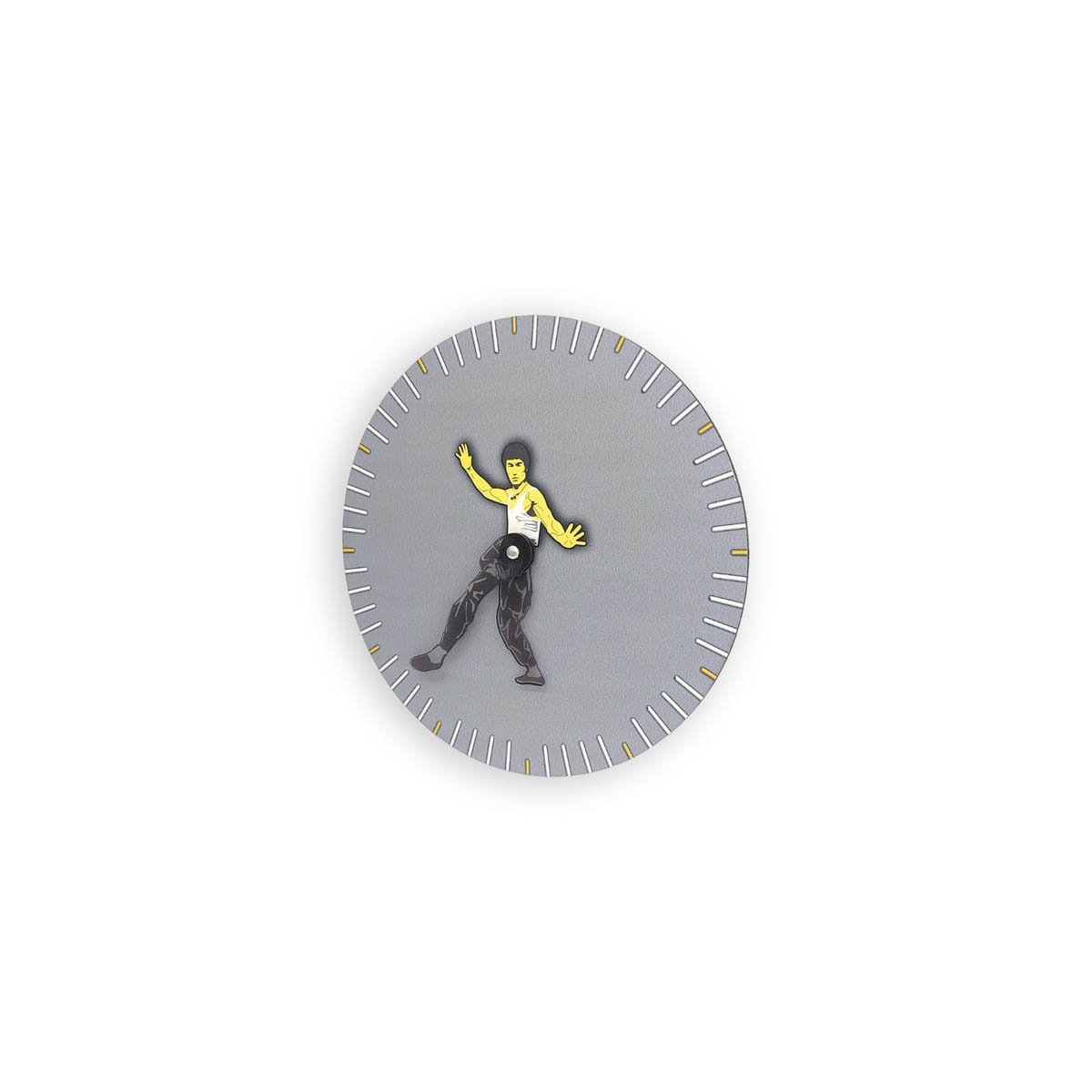 Dekoratif Modern Tasarım Bruce Lee Ahşap Duvar Saati
