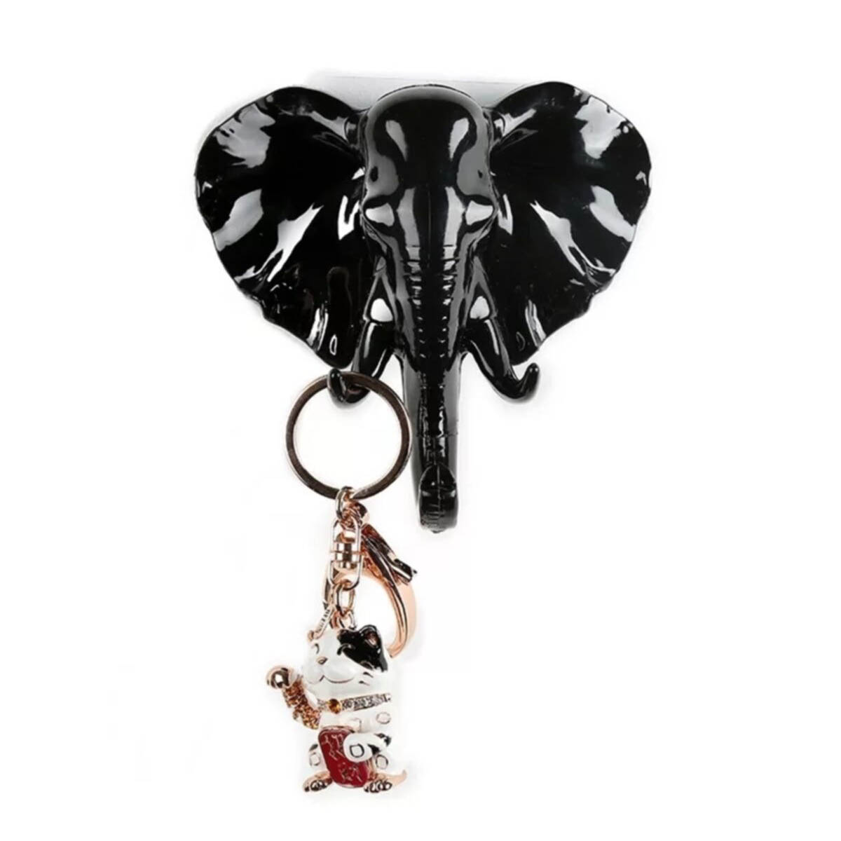 Fil Şekil Duvar Dekor Çanta Anahtar Eşya Askılık Modern Duvar Süs