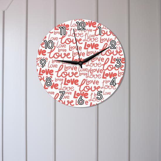 Sevgililer Gününe Özel Duvar Saati