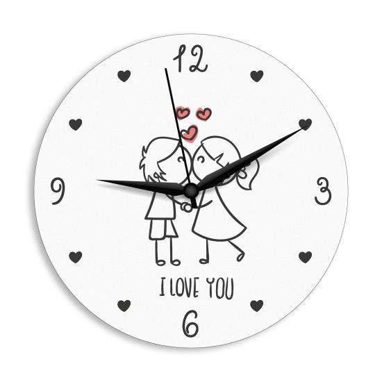 Sevgililer Günü Hediye Duvar Saati