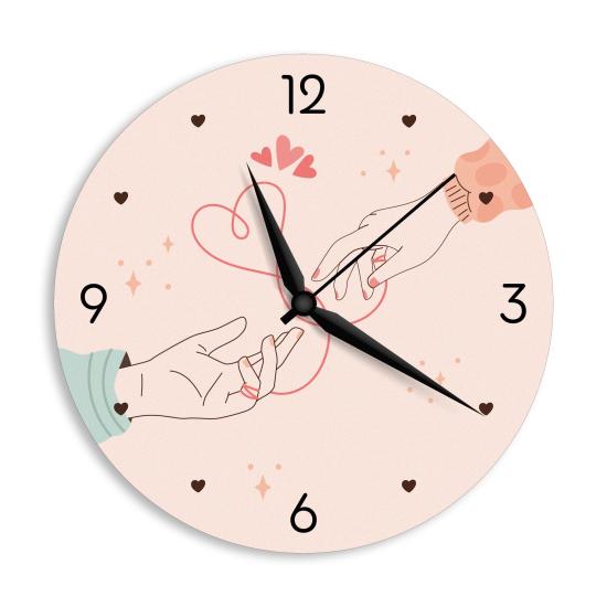 Sevgililer Günü Duvar Saati