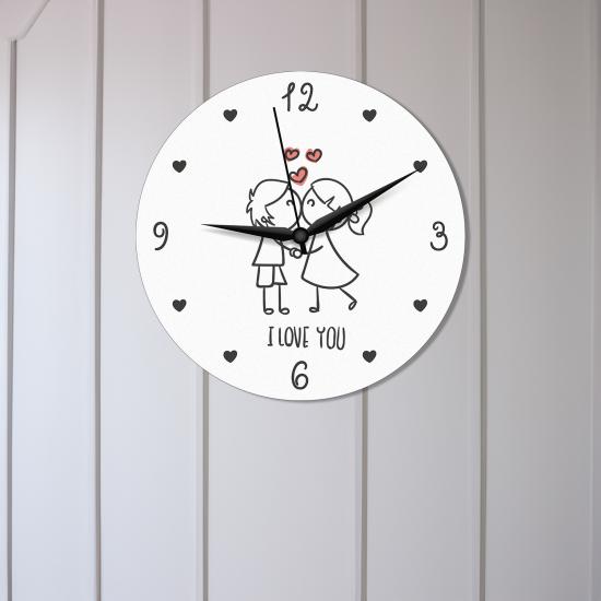 Sevgililer Günü Hediye Duvar Saati