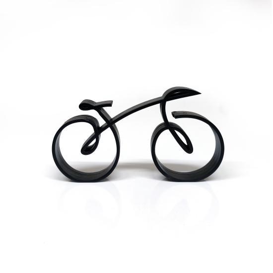 Minyatür Çizgisel Bisiklet Masa Raf Dekoru Süs