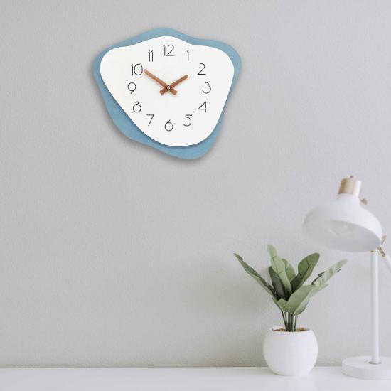 Dekoratif Modern Asimetrik Tarz Büyük Boy Duvar Saati