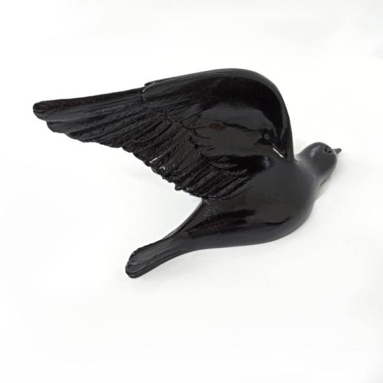 Dekoratif Üç Boyutlu Uçan Kuş Duvar Dekoru Model A Biblo