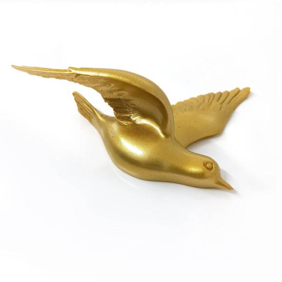 Dekoratif Üç Boyutlu Uçan Kuş Duvar Dekoru Model C Biblo