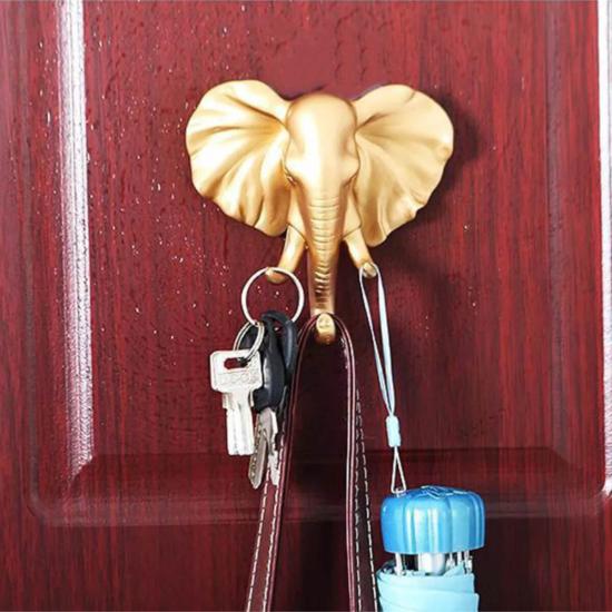 Fil Şekil Duvar Dekor Çanta Anahtar Eşya Askılık Modern Duvar Süs