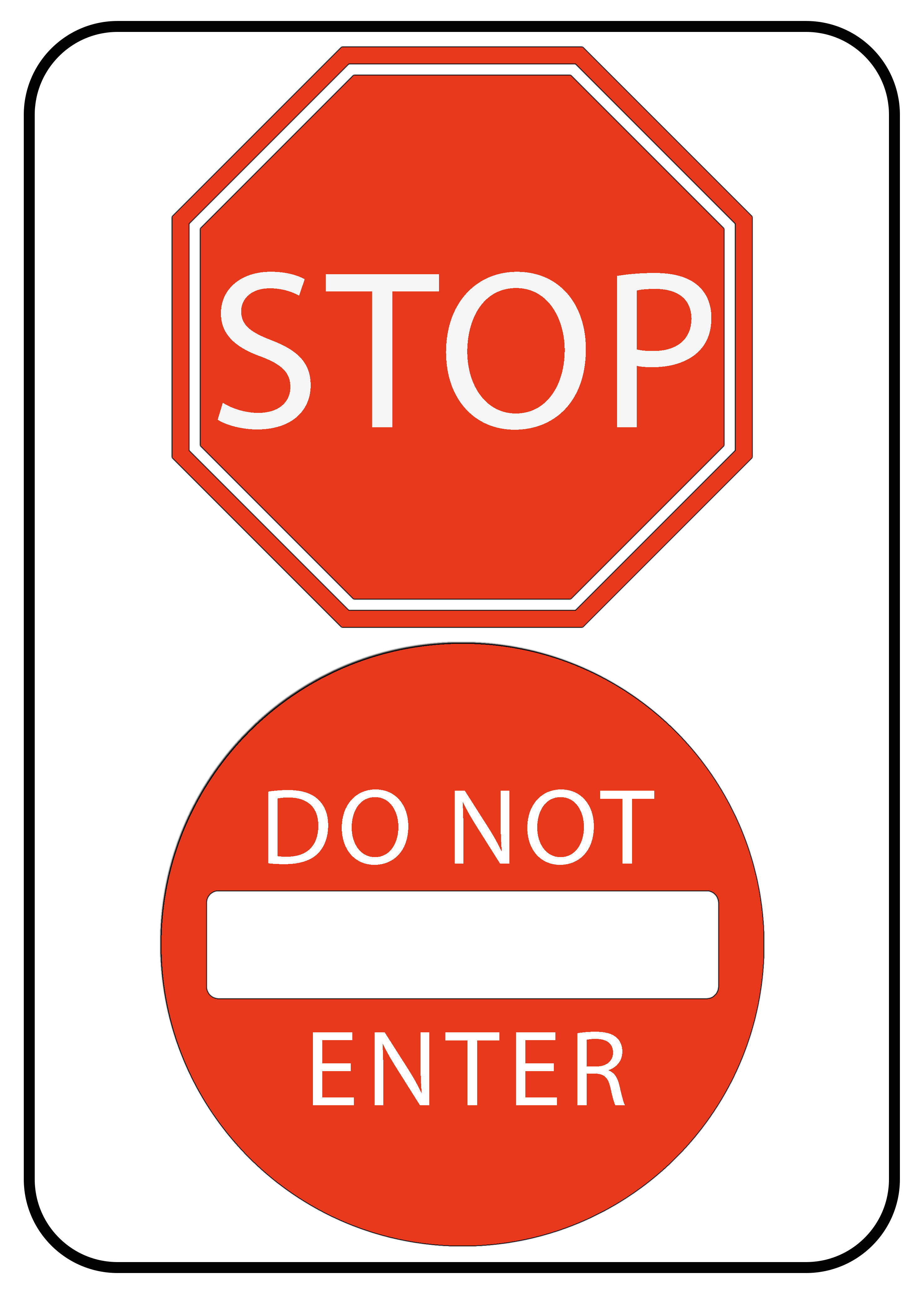 CajuArt Stop Don’t Enter 20x30 cm Ahşap Uyarı İkaz Levhası Tablo